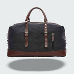 Duffel Bag Canvas with Leather Details Spacious Design