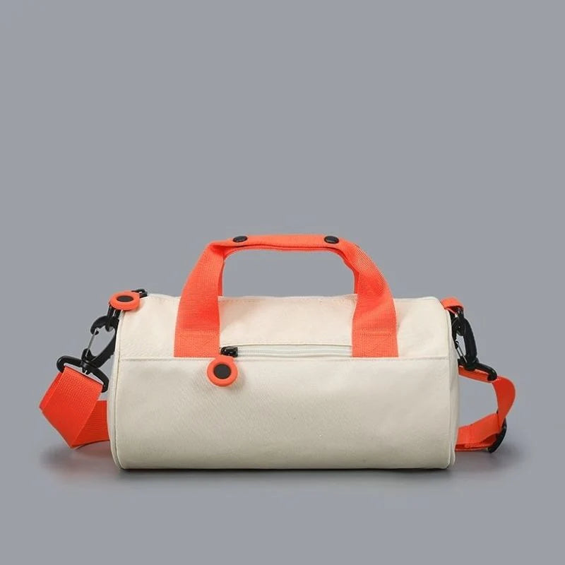 Duffel Bag Compact Durable Fabric Exterior Zipper Pockets