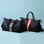 Duffel Bag Durable Fabric Multiple Zip Pockets Adjustable Strap