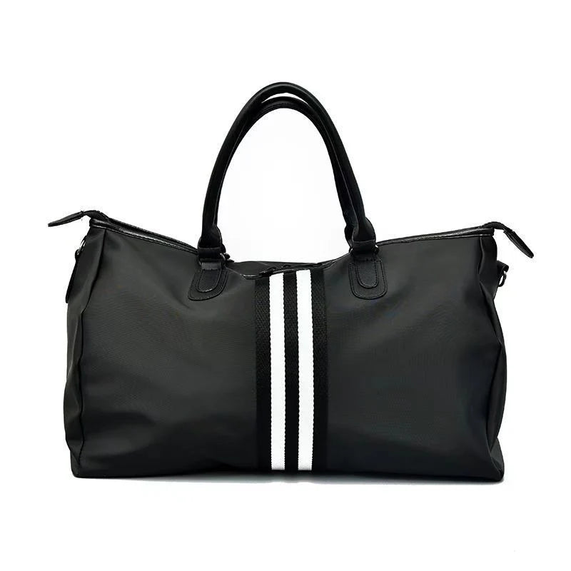 Duffel Bag Durable Fabric Multiple Zip Pockets Adjustable Strap