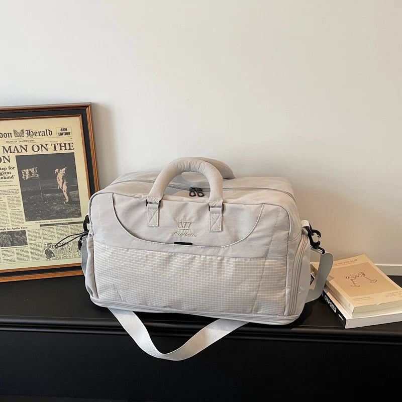 Duffel Bag Durable Fabric Spacious Multiple Pockets & Removable Strap