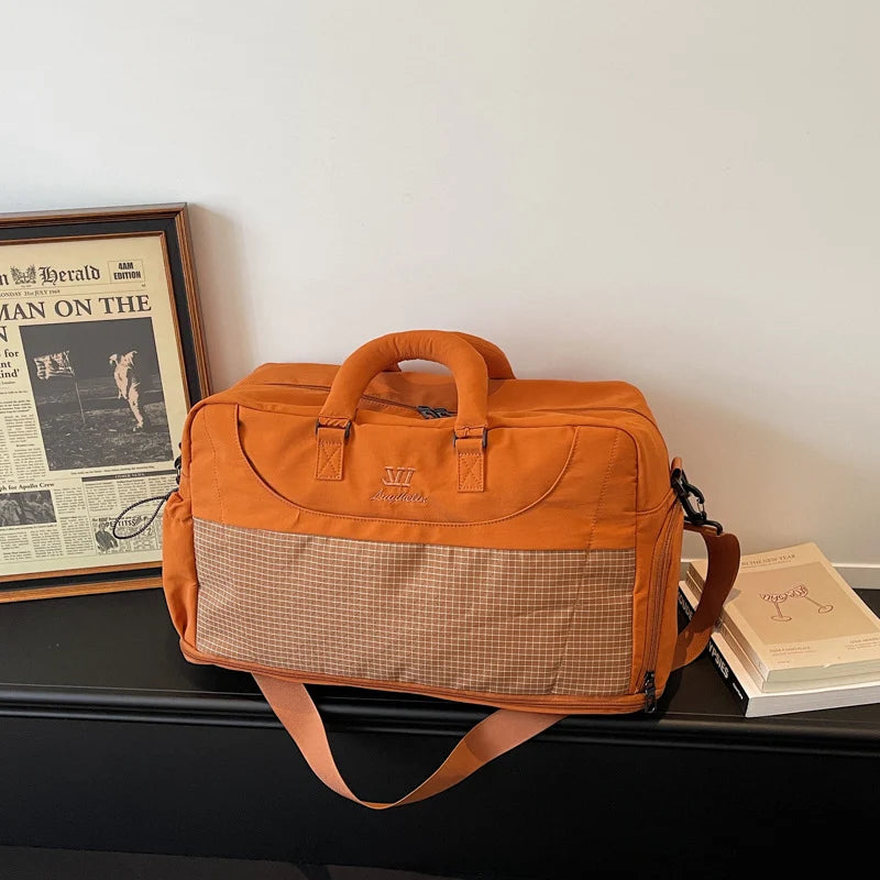 Duffel Bag Durable Fabric Spacious Multiple Pockets & Removable Strap