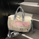 Duffel Bag Large Capacity Dual Handles & Adjustable Shoulder Strap