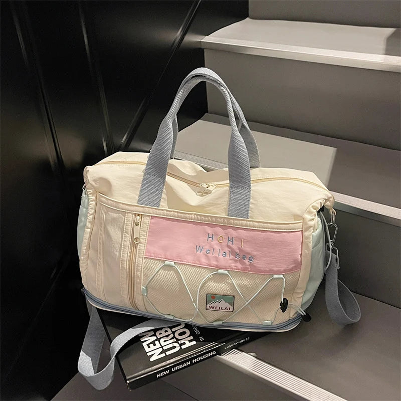 Duffel Bag Large Capacity Dual Handles & Adjustable Shoulder Strap