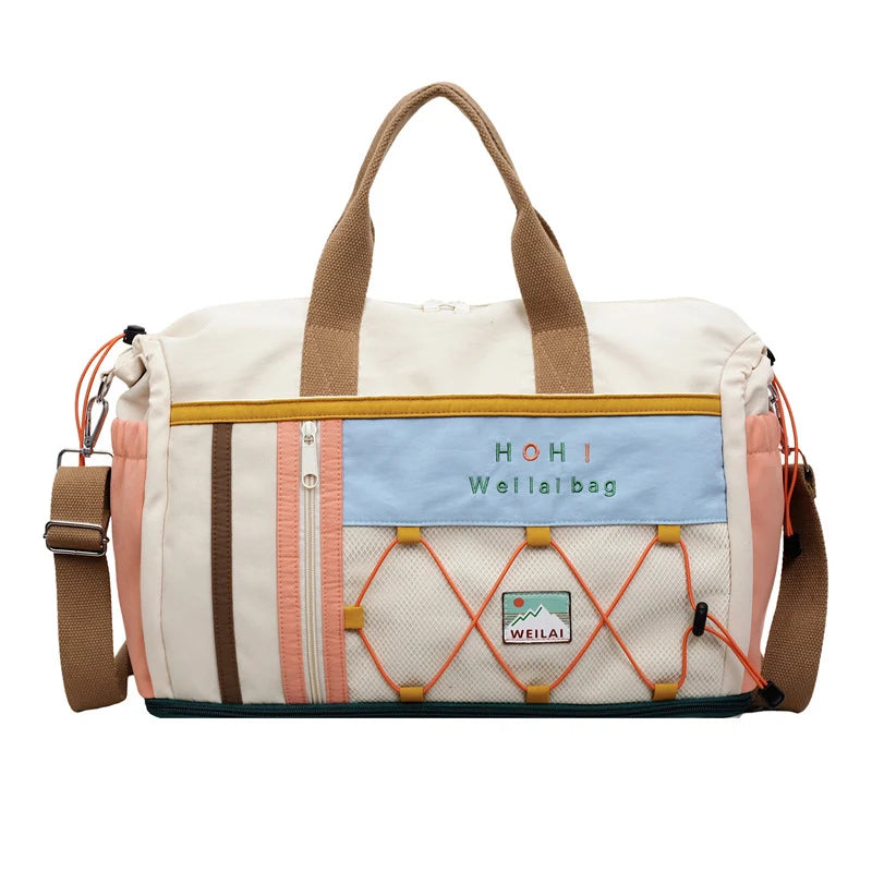 Duffel Bag Large Capacity Dual Handles & Adjustable Shoulder Strap