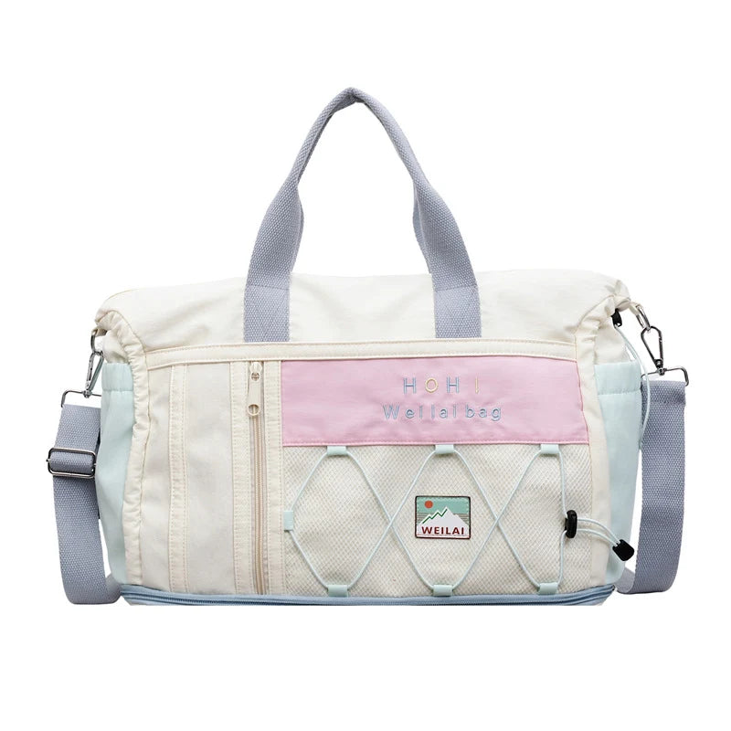 Duffel Bag Large Capacity Dual Handles & Adjustable Shoulder Strap