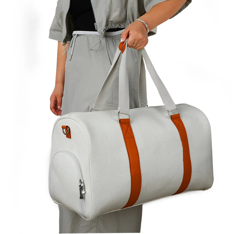 Duffel Bag Large Capacity Durable Fabric Adjustable Shoulder Strap