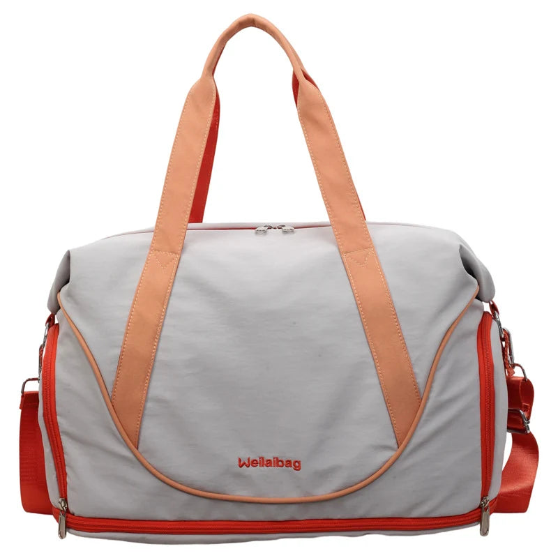 Duffel Bag Large Capacity Moisture-Wicking Shoe Compartment