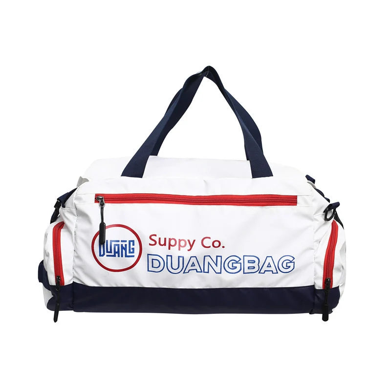 Duffel Bag Large Capacity Multi-Compartment Water-Resistant Fabric