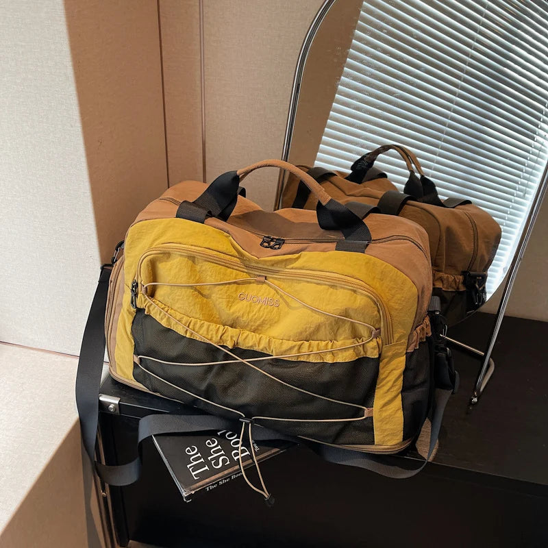 Duffel Bag Large Capacity Multi-Pocket Weather-Resistant