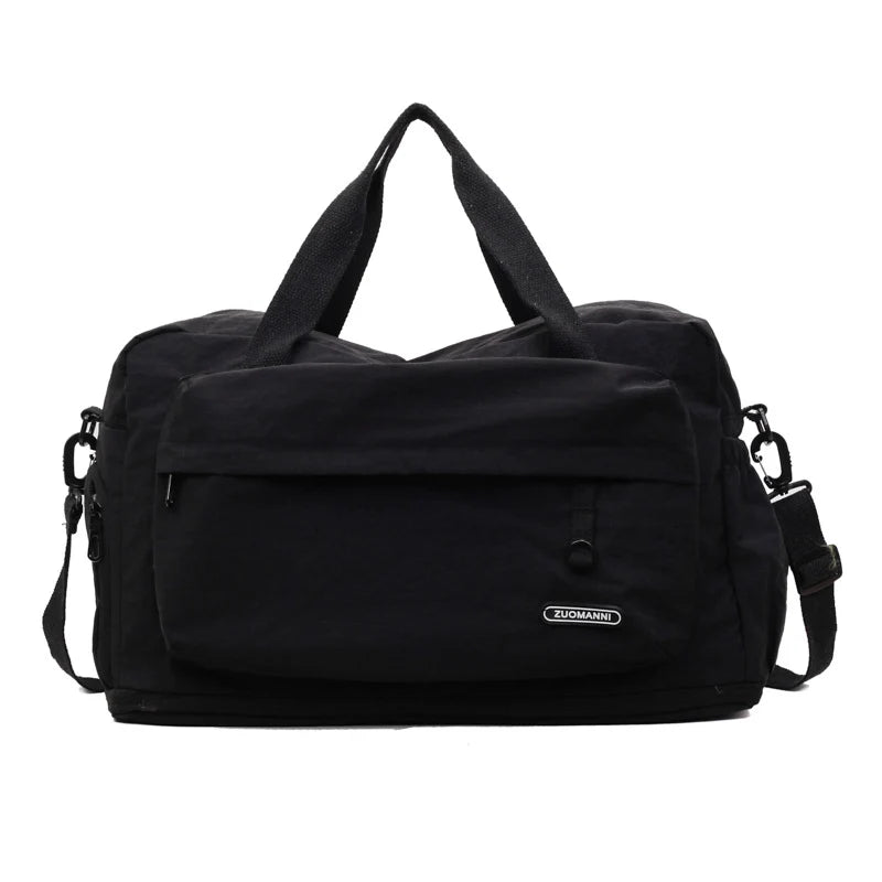 Duffel Bag Large Capacity Multiple Compartments Adjustable Strap