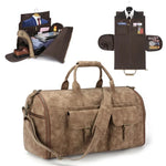 Duffel Bag Large Capacity Multiple Pockets Detachable Shoulder Strap