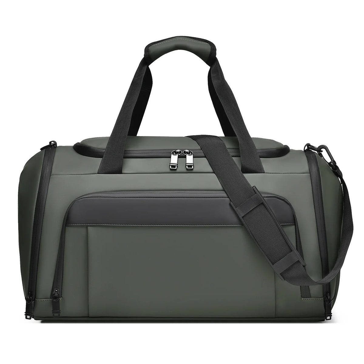Duffel Bag Large Capacity Multiple Pockets Detachable Strap
