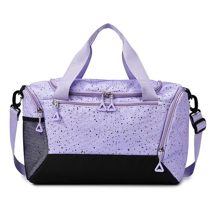 Duffel Bag Large Capacity Multiple Pockets & Removable Strap