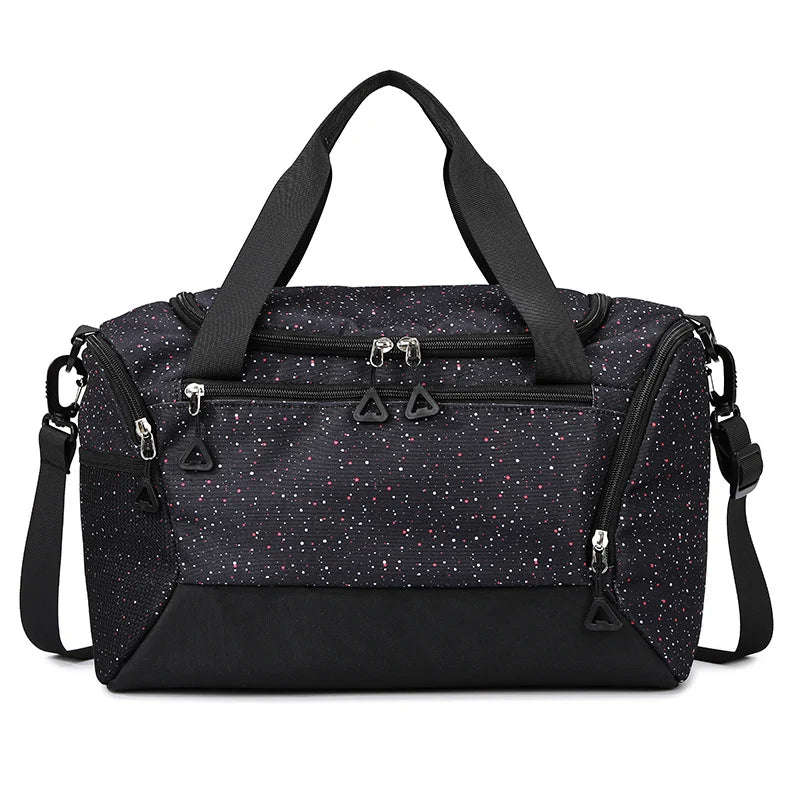 Duffel Bag Large Capacity Multiple Pockets & Removable Strap