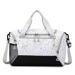 Duffel Bag Large Capacity Multiple Pockets & Removable Strap
