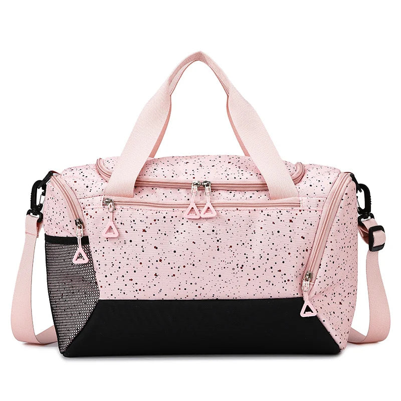 Duffel Bag Large Capacity Multiple Pockets & Removable Strap