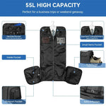 Duffel Bag Large Capacity Multiple Zippered Pockets
