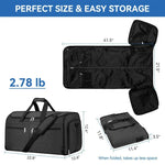 Duffel Bag Large Capacity Multiple Zippered Pockets