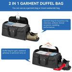 Duffel Bag Large Capacity Multiple Zippered Pockets