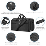 Duffel Bag Large Capacity Multiple Zippered Pockets