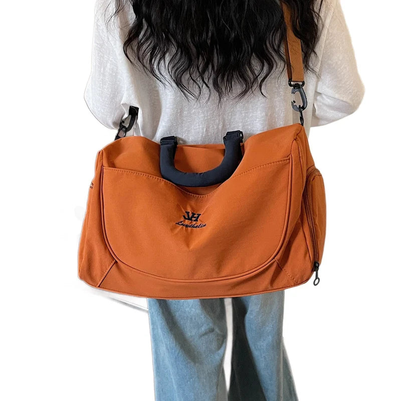 Duffel Bag Large Capacity Padded Handle & Adjustable Strap