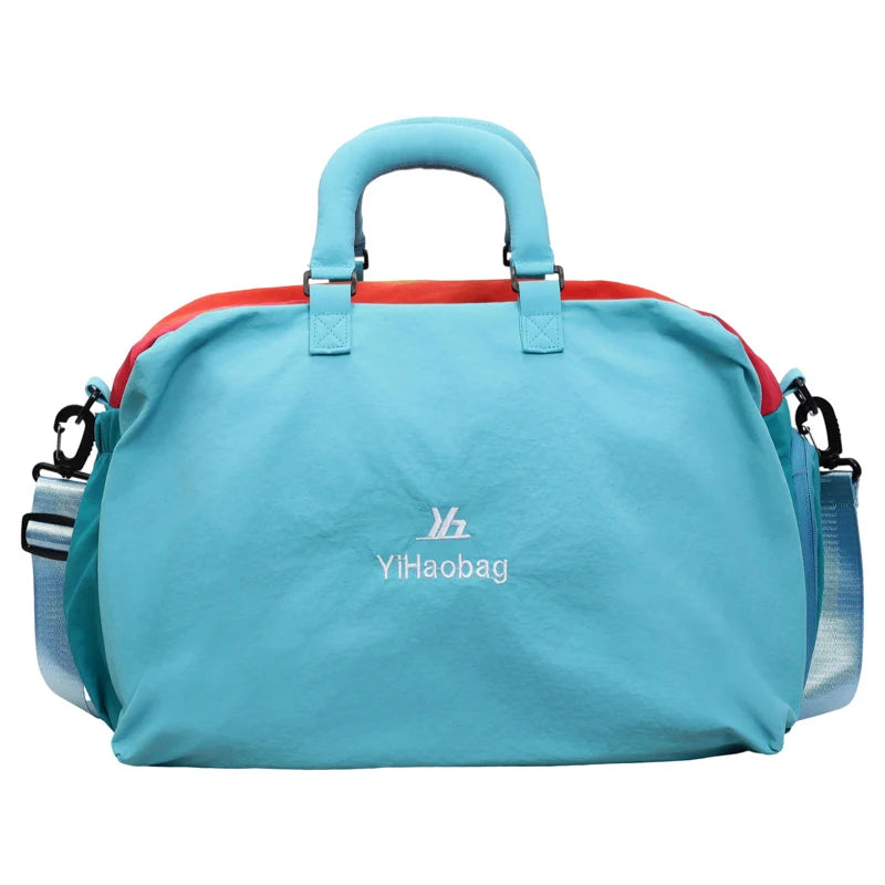 Duffel Bag Large Capacity Water-Resistant Dual Handles & Removable Strap