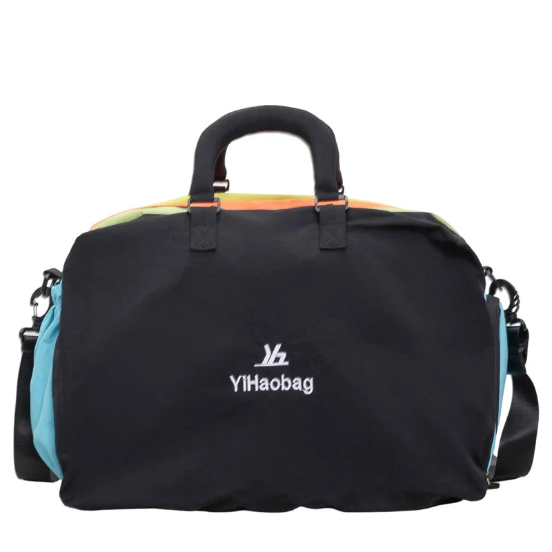 Duffel Bag Large Capacity Water-Resistant Dual Handles & Removable Strap