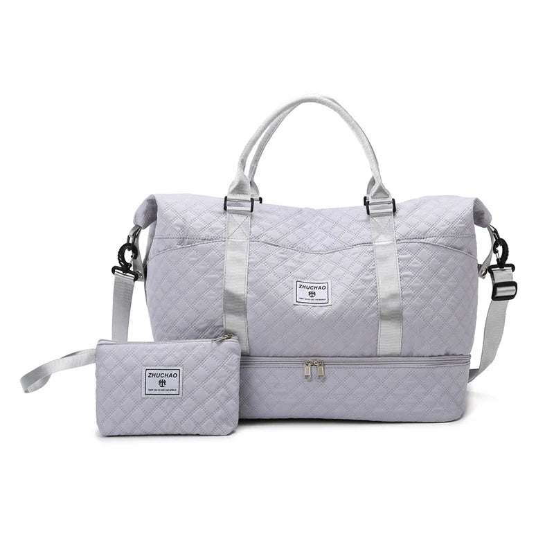 Duffel Bag Large Capacity Water-Resistant Zippered Pocket