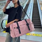 Duffel Bag Large Capacity Wear-Resistant Fabric & Multiple Pockets