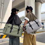 Duffel Bag Large Capacity Wear-Resistant Fabric & Multiple Pockets