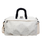 Duffel Bag Large Capacity Zipper Closure Detachable Shoulder Strap