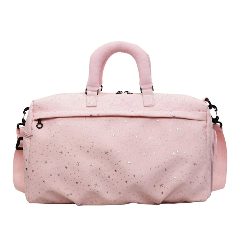 Duffel Bag Large Capacity Zipper Closure Detachable Shoulder Strap