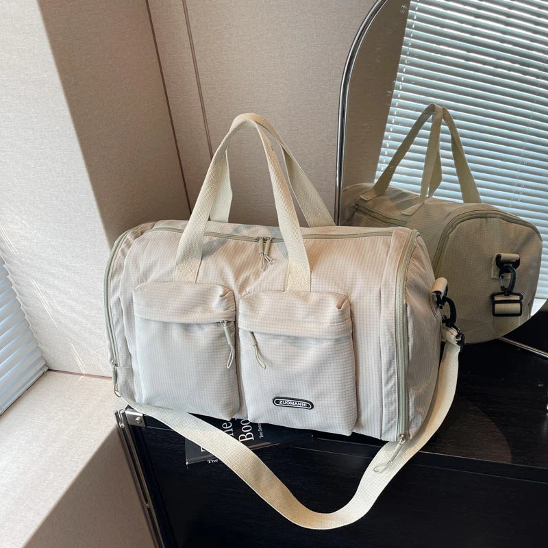 Duffel Bag Large Multi-Compartment Adjustable Strap