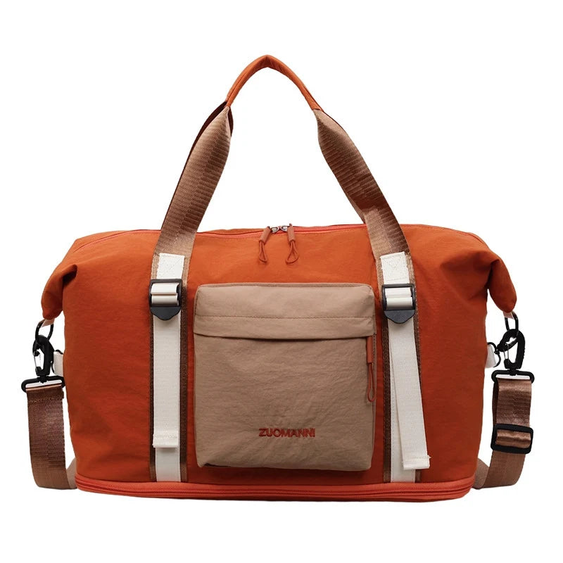 Duffel Bag Lightweight Durable Multiple Pockets & Adjustable Strap