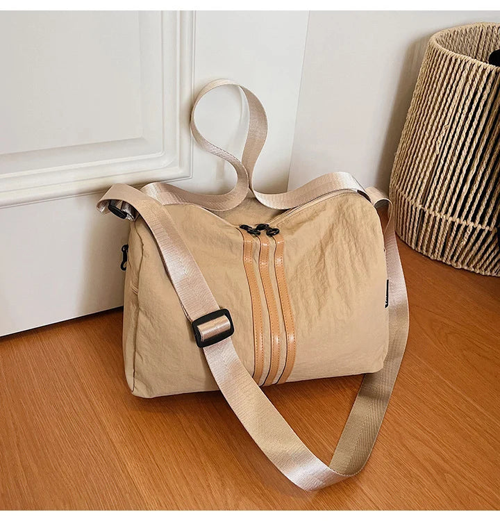 Duffel Bag Lightweight Multi-Compartment Adjustable Shoulder Strap