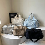 Duffel Bag Lightweight Spacious Zippered Pockets & Adjustable Strap