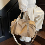Duffel Bag Lightweight Spacious Zippered Pockets & Adjustable Strap