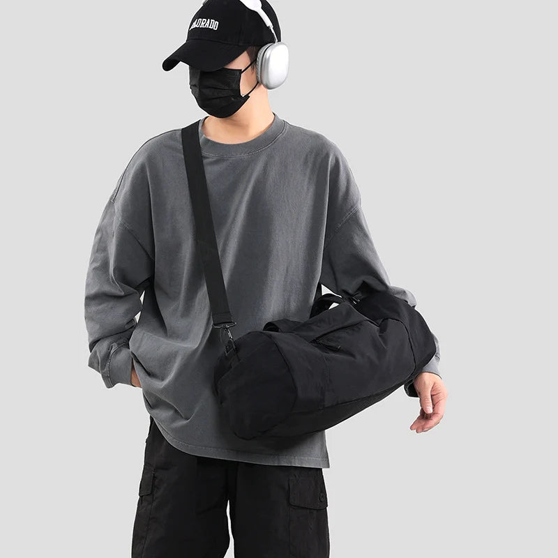 Duffel Bag Lightweight Water-Resistant Padded Handles & Adjustable Strap