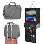 Duffel Bag Multi-Compartment Organizer Water-Resistant Removable Shoulder Strap