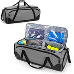 Duffel Bag Multi-Compartment Weather-Resistant Padded Shoulder Strap