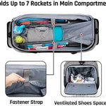 Duffel Bag Multi-Compartment Weather-Resistant Padded Shoulder Strap