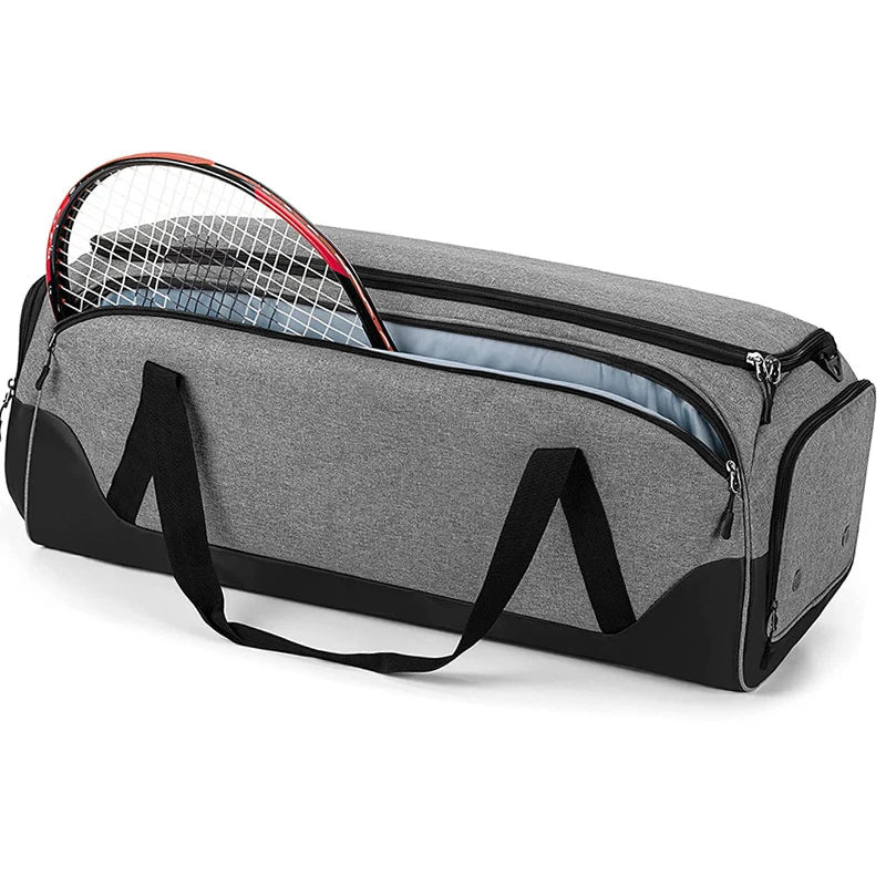 Duffel Bag Multi-Compartment Weather-Resistant Padded Shoulder Strap