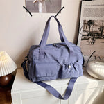 Duffel Bag Multi-Pocket Adjustable Strap & Sturdy Handles