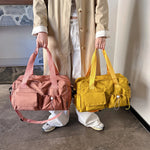 Duffel Bag Multi-Pocket Adjustable Strap & Sturdy Handles