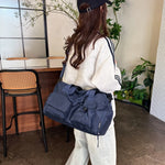 Duffel Bag Multi-Pocket Adjustable Strap & Sturdy Handles