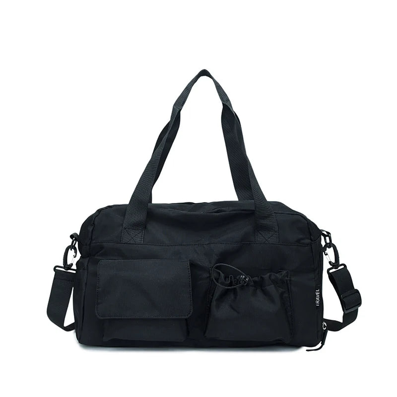 Duffel Bag Multi-Pocket Adjustable Strap & Sturdy Handles