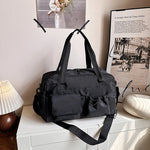 Duffel Bag Multi-Pocket Adjustable Strap & Sturdy Handles