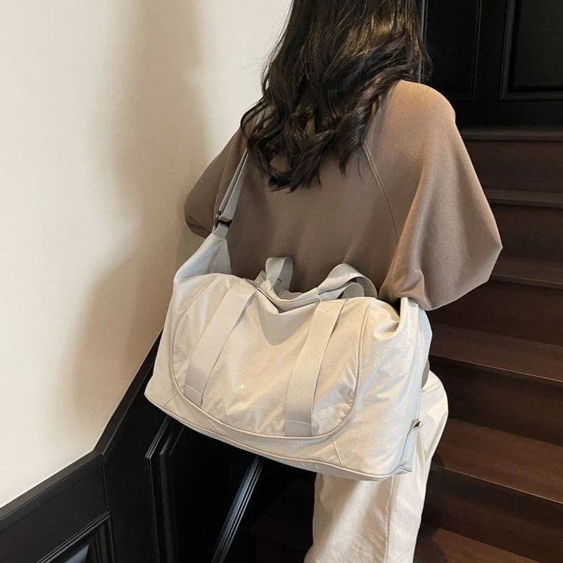 Duffel Bag Multi-Pocket Lightweight Padded Shoulder Strap