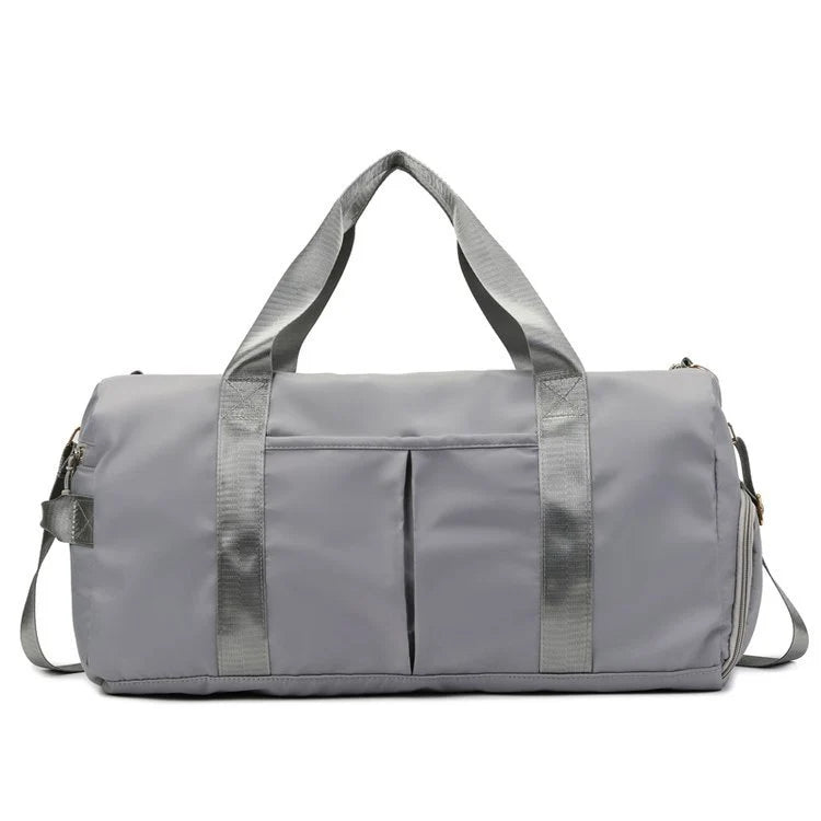 Duffel Bag Multi-Pocket & Shoe Compartment Water-Resistant Fabric